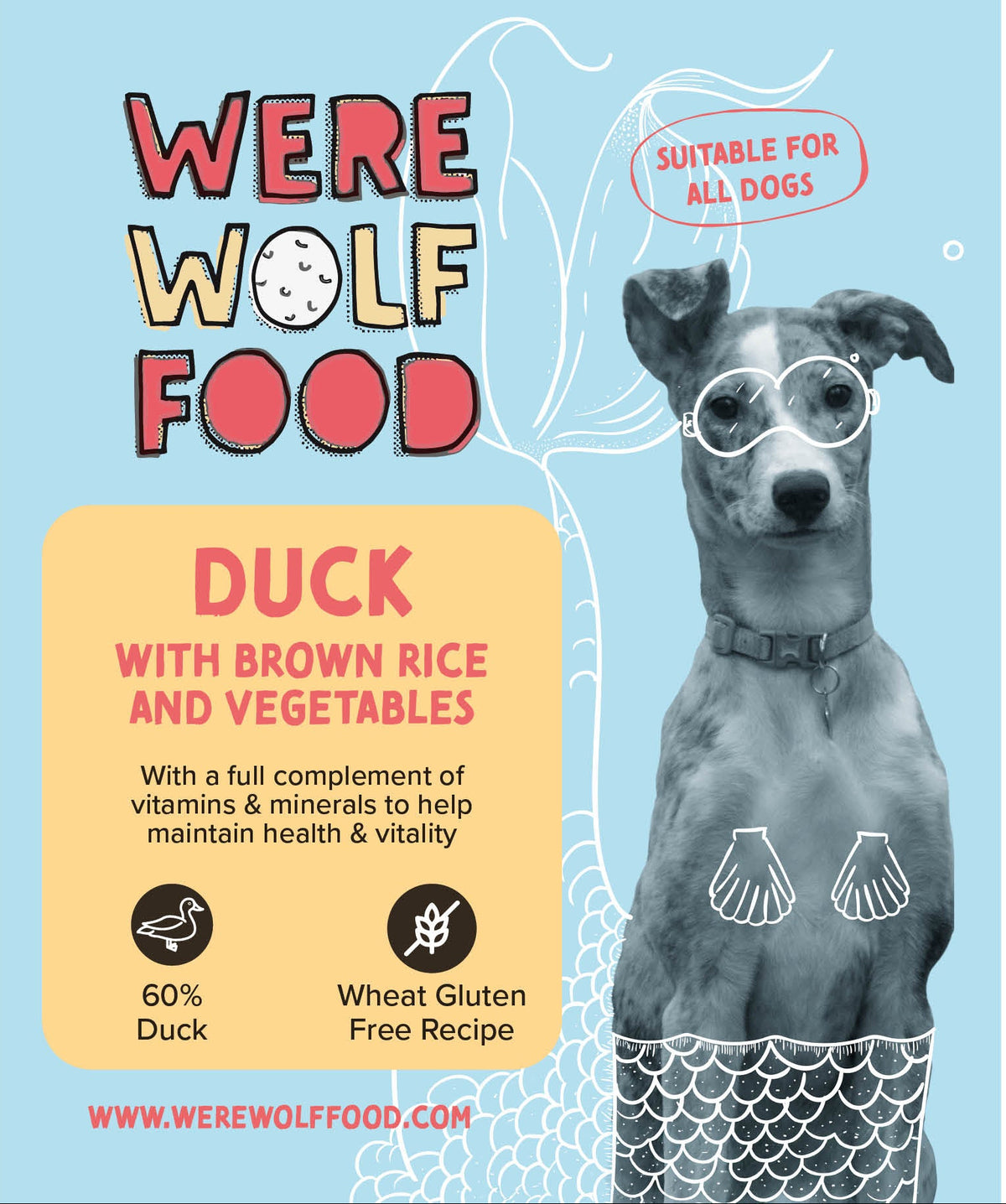 Duck & Brown Rice Wet Dog Food | 10 × 395g