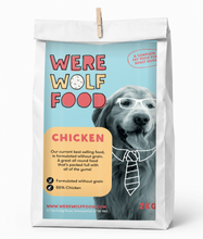 Load image into Gallery viewer, Were Wolf Food Chicken grain-free adult dog food 2kg bag