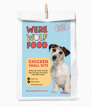Load image into Gallery viewer, Were Wolf Food Chicken Small Bite grain-free adult dog food 2kg bag