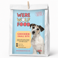 Were Wolf Food Chicken Small Bite grain-free adult dog food 6kg bag