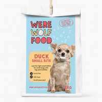 Were Wolf Food Duck Small Bite grain-free adult dog food 2kg bag