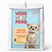 Were Wolf Food Duck Small Bite grain-free adult dog food 6kg bag