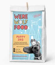 Load image into Gallery viewer, Were Wolf Food Puppy Chicken, Turkey &amp; Salmon grain-free dog food 2kg bag