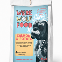 Were Wolf Food Salmon & Potato adult dog food 15kg bag