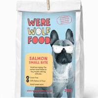 Were Wolf Food Salmon Small Bite grain-free adult dog food 2kg bag