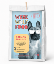 Load image into Gallery viewer, Were Wolf Food Salmon Small Bite grain-free adult dog food 2kg bag