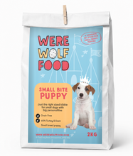 Load image into Gallery viewer, Were Wolf Food Small Bite Puppy grain-free dog food 2kg bag