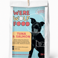 Were Wolf Food Tuna & Salmon grain-free adult dog food 2kg bag