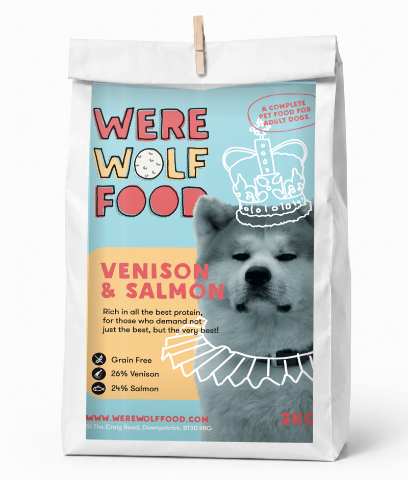 Venison & Salmon Adult Dog Food | Grain Free | 2kg
