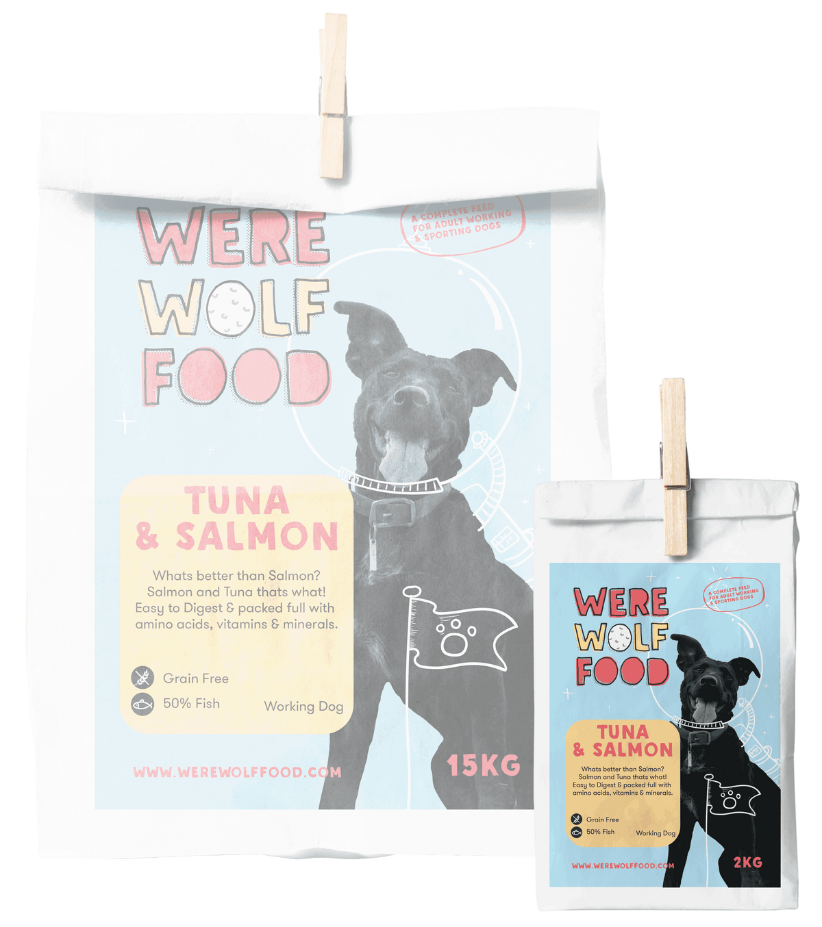 2KG - Tuna & Salmon [Grain Free] - Adult - Werewolf Food