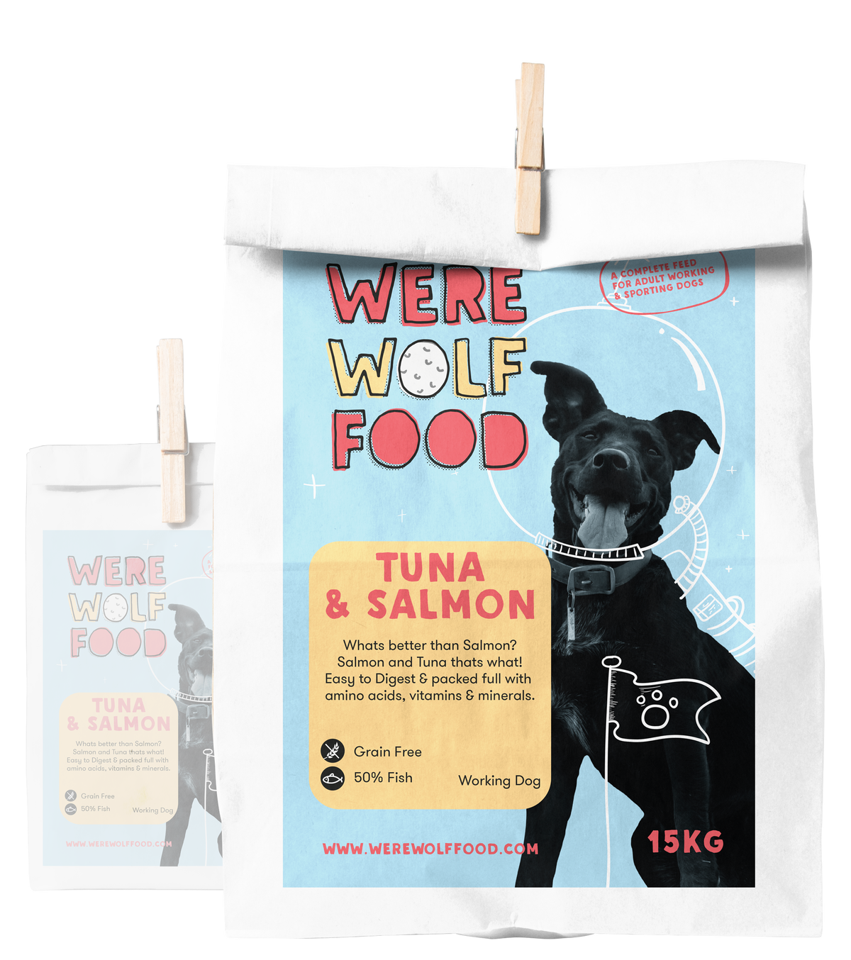Tuna & Salmon Adult Dog Food | Grain Free | 15kg