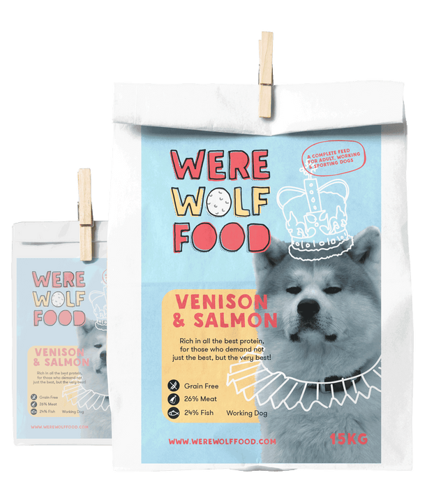 15KG - Venison & Salmon [Grain Free] - Adult - Werewolf Food